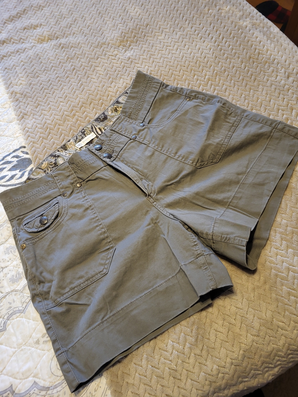 Cato Olive Green Utility Shorts